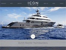 Tablet Screenshot of iconyachts.eu